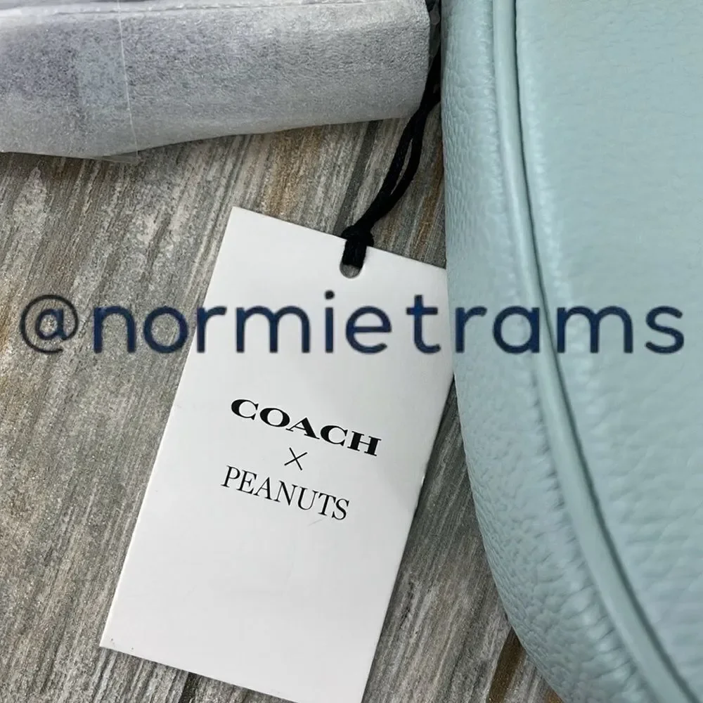 Coach X Peanuts Leather Teri Shoulder Bag With Franklin Crossbody Purse